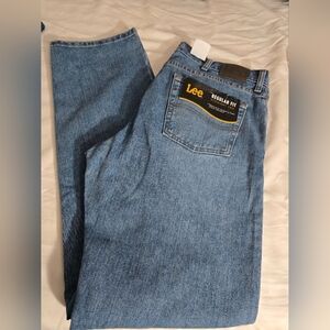 Lee regular fit straight leg jeans vintage stone sz 36x34 nwt